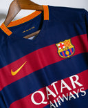 Barcelona 2015-16 Messi Long Sleeve Home Kit (M)