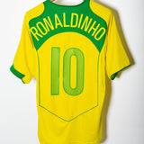 Brazil 2004 Ronaldinho Home Kit (XL)