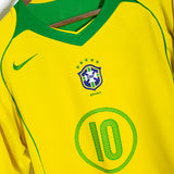 Brazil 2004 Ronaldinho Home Kit (XL)