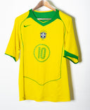 Brazil 2004 Ronaldinho Home Kit (XL)