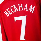 England 2002 Beckham LS Away Kit (M)