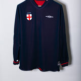 England 2002 Beckham LS Away Kit (M)