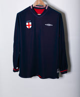England 2002 Beckham LS Away Kit (M)