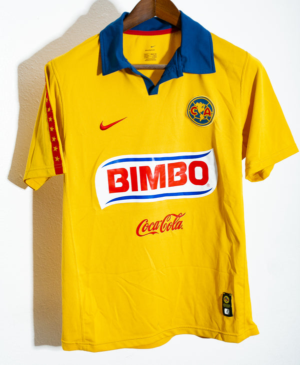 Nike FIT Dry Club America Soccer Jersey Coca Cola Bimbo Corona Men's  Size M Blue