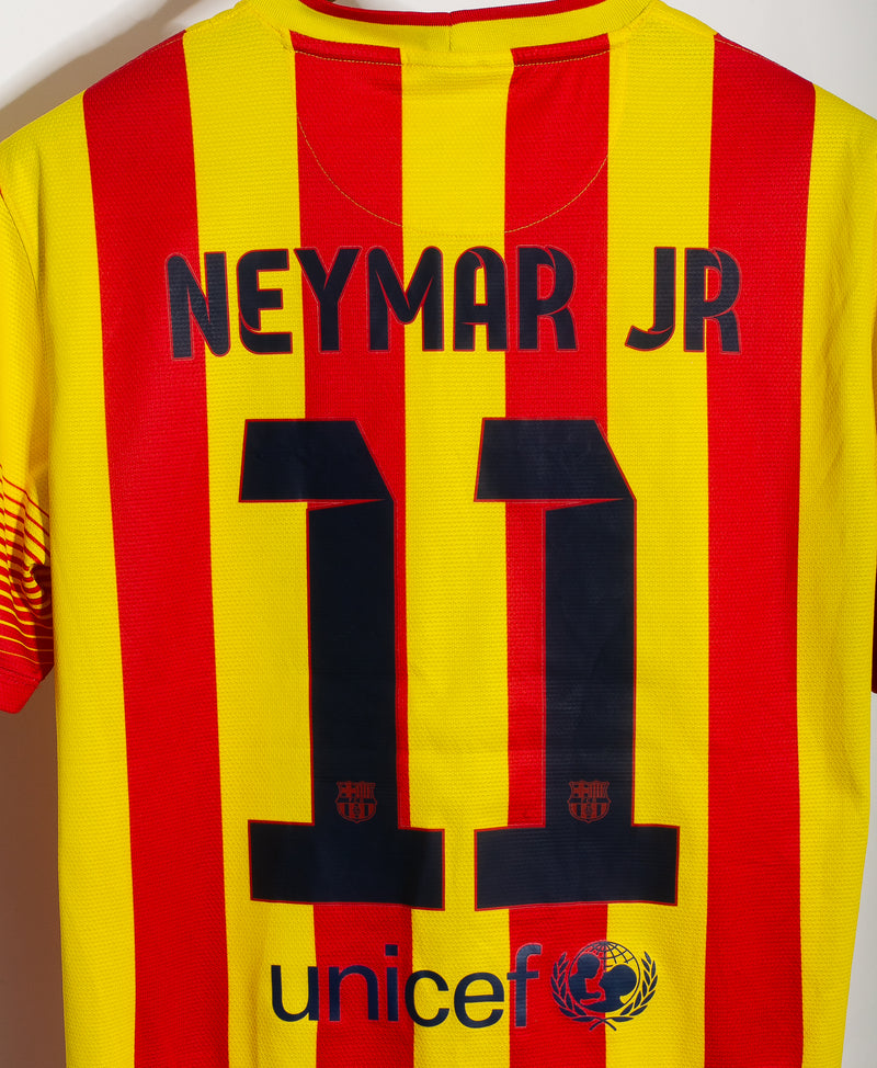 Barcelona 2013-14 Neymar Away Kit (M)