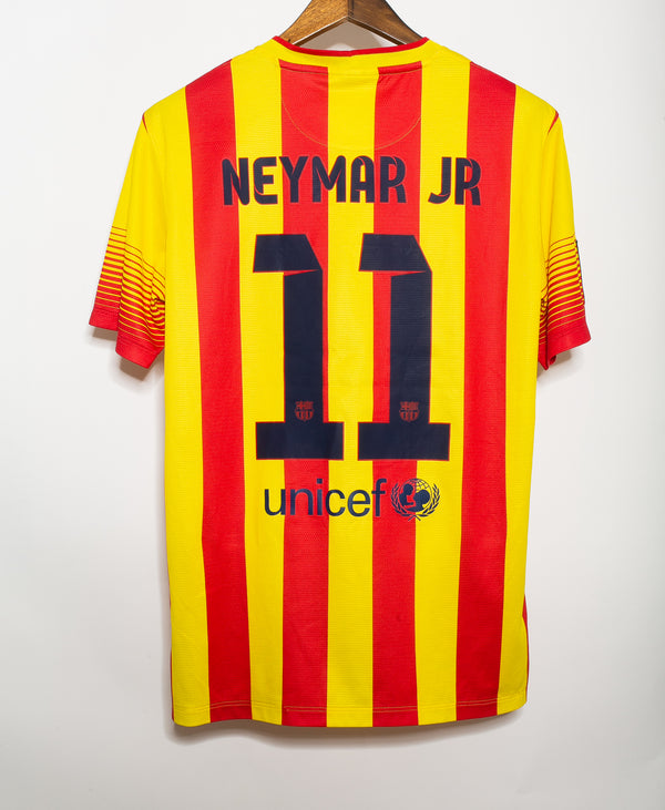 Barcelona 2013-14 Neymar Away Kit (M)