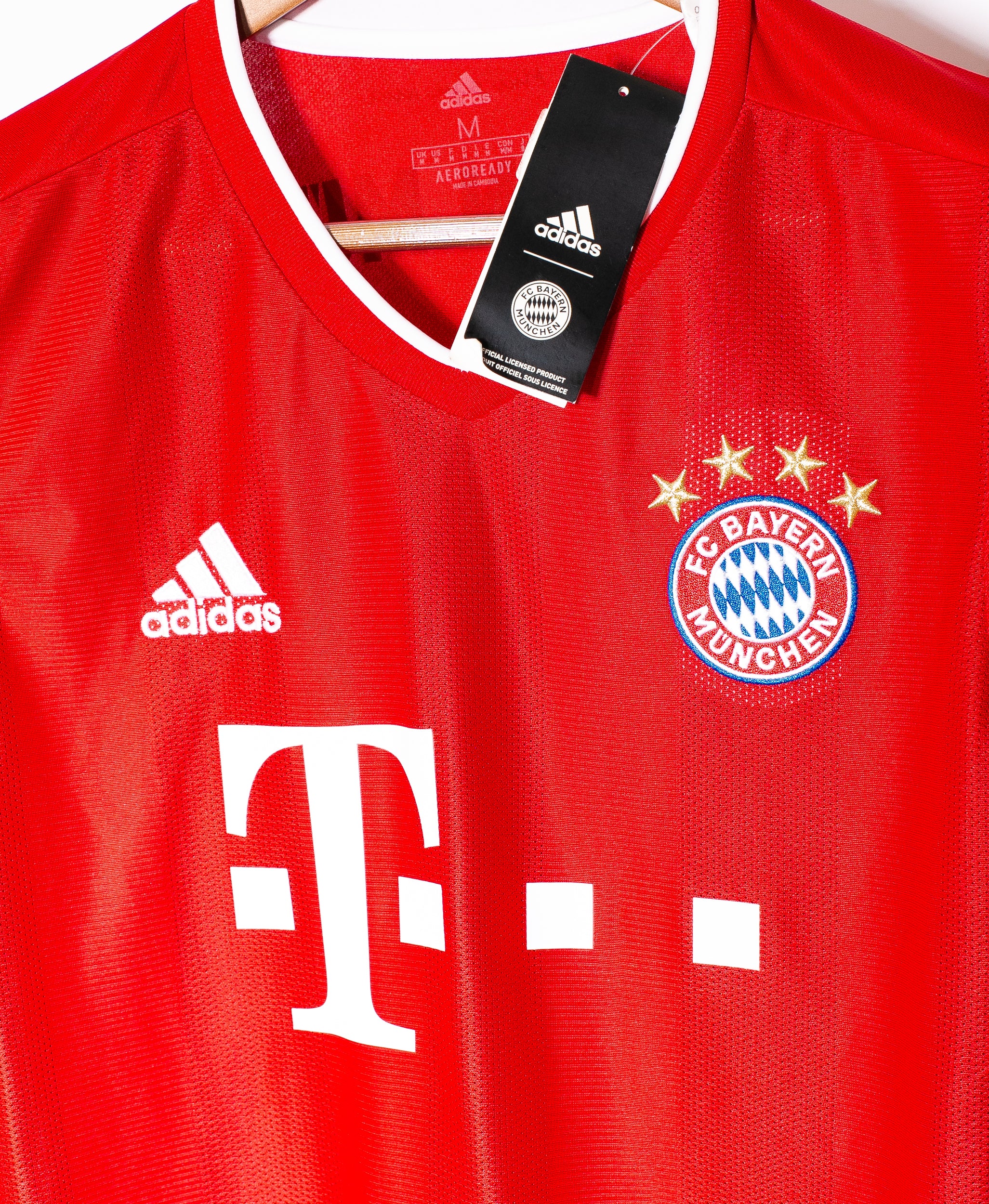 Bayern Munchen 2020-21 Sane Home Kit NWT (M)
