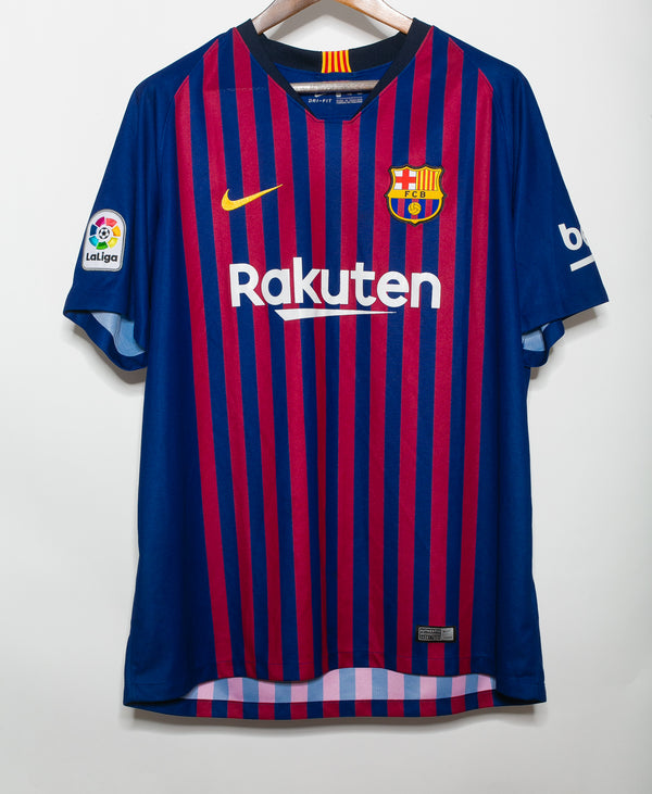 Barcelona 2018-19 Messi Home Kit (2XL)