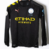 Manchester City 2019-20 Mahrez Long Sleeve Away Kit (YL)