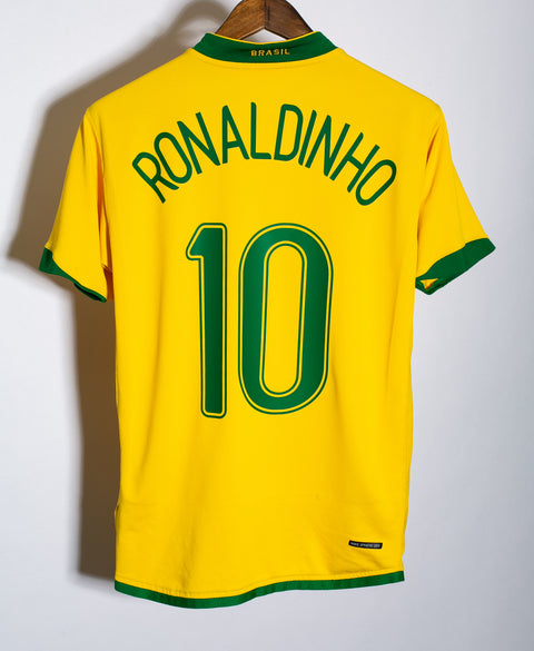 Brazil 2006 Ronaldinho Home Kit (M)