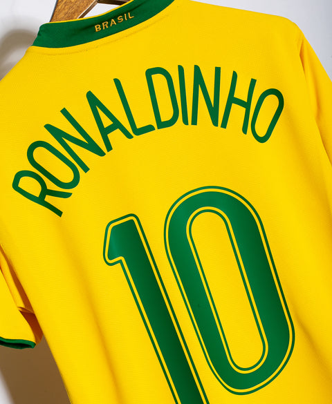 Brazil 2006 Ronaldinho Home Kit (M)