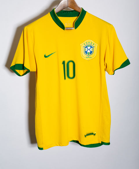 Brazil 2006 Ronaldinho Home Kit (M)