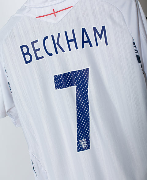 England 2008 Beckham Home Kit (M)