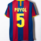 Barcelona 2010-11 Puyol Home Kit (M)