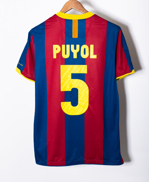Barcelona 2010-11 Puyol Home Kit (M)