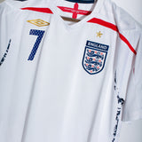 England 2008 Beckham Home Kit (M)