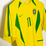 Brazil 2002 Ronaldinho Home Kit (M)