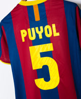 Barcelona 2010-11 Puyol Home Kit (M)