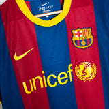 Barcelona 2010-11 Puyol Home Kit (M)