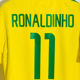 Brazil 2002 Ronaldinho Home Kit (M)