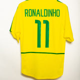 Brazil 2002 Ronaldinho Home Kit (M)