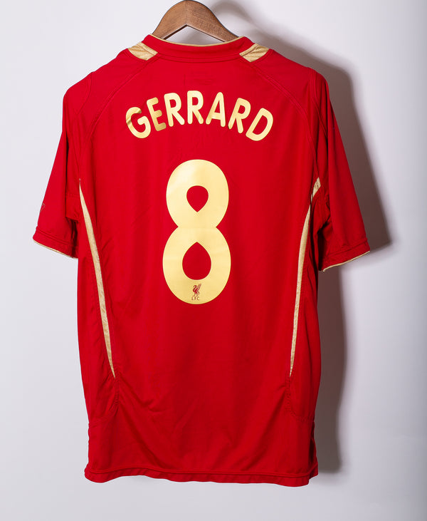 Liverpool 2005-06 Gerrard European Home Kit (L)