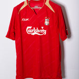 Liverpool 2005-06 Gerrard European Home Kit (L)