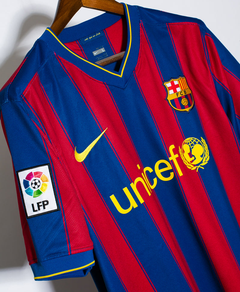 Barcelona 2009-10 Iniesta Home Kit (L)