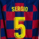 Barcelona 2019-20 Busquets Home Kit (XL)