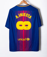 Barcelona 2017-18 Iniesta Special Home Kit (XL)