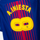 Barcelona 2017-18 Iniesta Special Home Kit (XL)