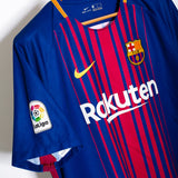 Barcelona 2017-18 Iniesta Special Home Kit (XL)