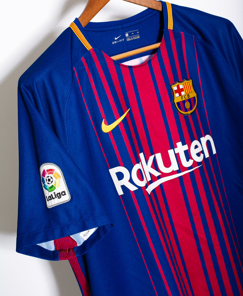 Barcelona 2017-18 Iniesta Special Home Kit (XL)