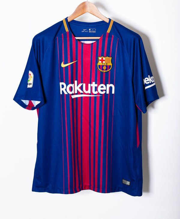 Barcelona 2017-18 Iniesta Special Home Kit (XL)