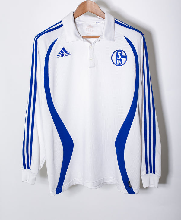 Schalke 2006 Long Sleeve Teamgeist Sample Polo (M)