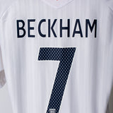 England 2008 Beckham Home Kit (L)