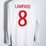England 2012 Lampard Long Sleeve Home Kit (L)