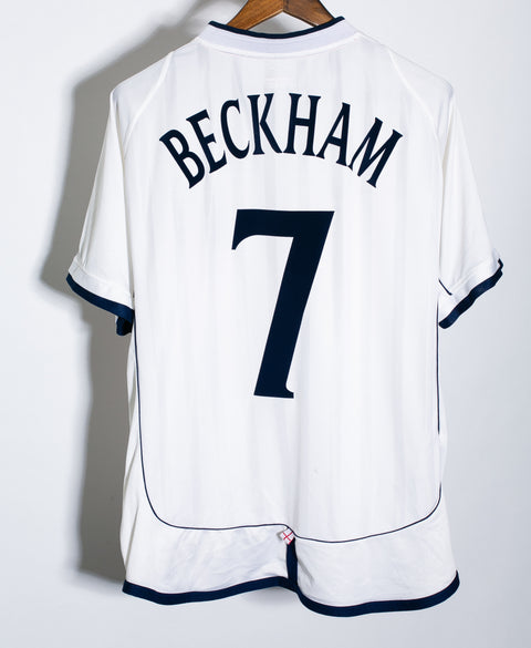 England 2002 Beckham Home Kit (XL)