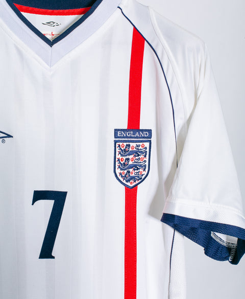 England 2002 Beckham Home Kit (XL)