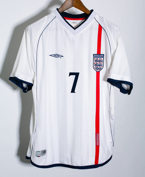 England 2002 Beckham Home Kit (XL)