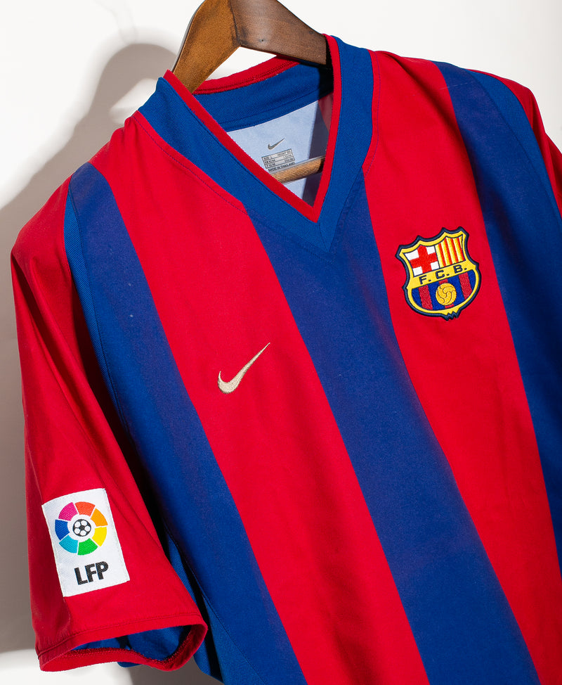 Barcelona 2002-03 Xavi Home Kit (L)