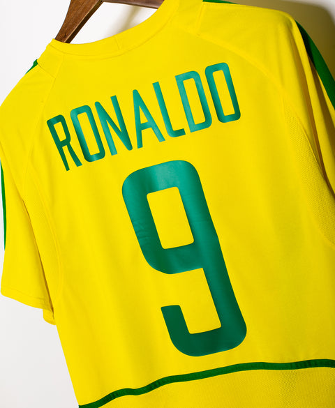 Brazil 2002 Ronaldo Home Kit (XL)