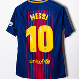 Barcelona 2017-18 Messi Home Kit (M)