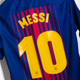 Barcelona 2017-18 Messi Home Kit (M)