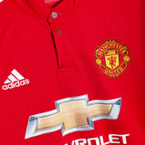 Manchester United 2017-18 Bailly Long Sleeve Home Kit (M)
