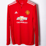 Manchester United 2017-18 Bailly Long Sleeve Home Kit (M)
