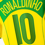 Brazil 2004 Ronaldinho Home Kit (M)
