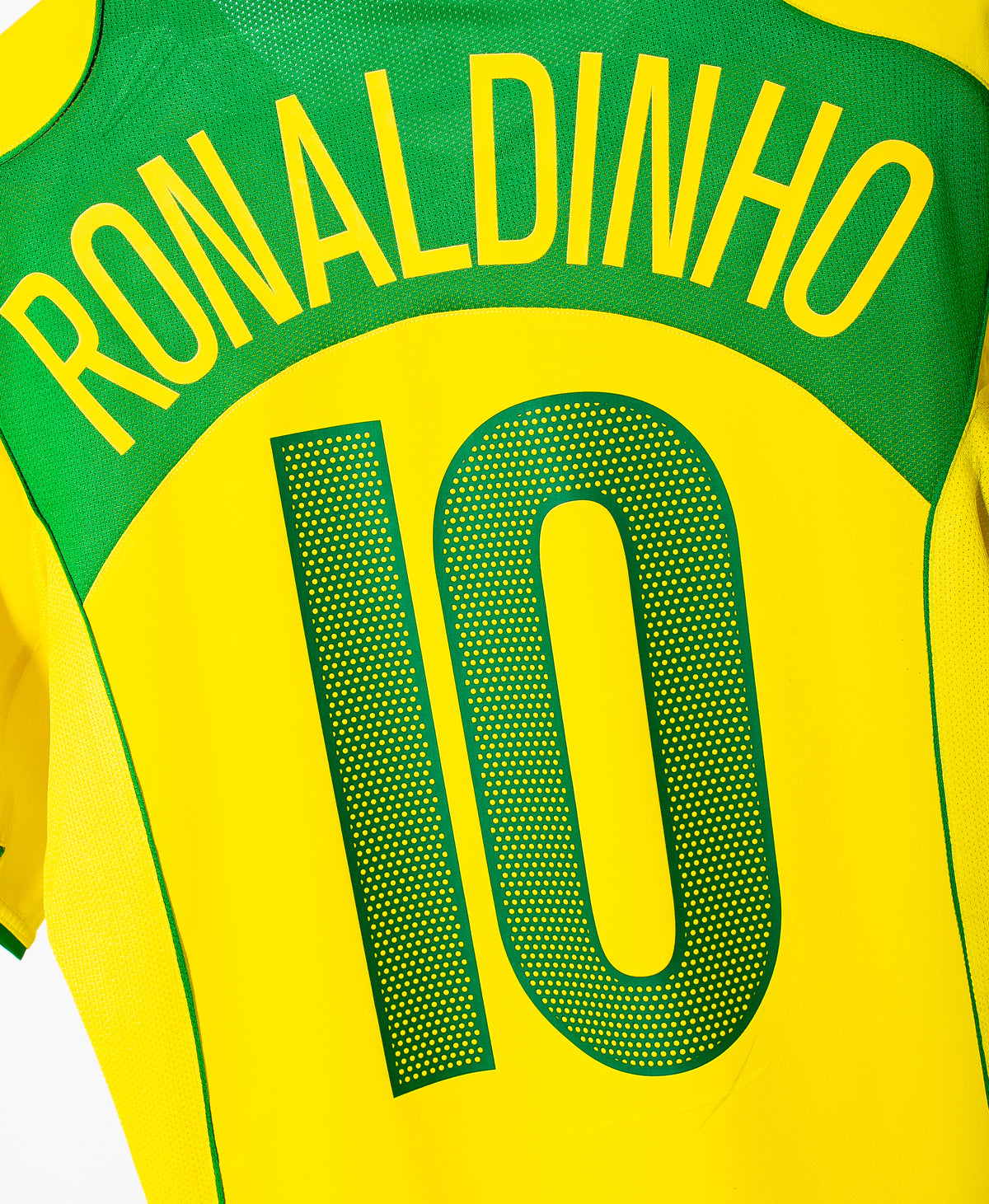 Brazil 2004 Ronaldinho Home Kit (M)