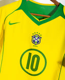 Brazil 2004 Ronaldinho Home Kit (M)