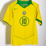 Brazil 2004 Ronaldinho Home Kit (M)